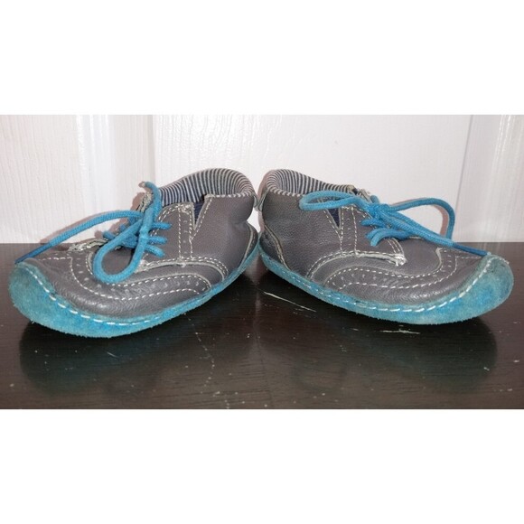 Splendid boys grey and blue tie‎ flats - Picture 2 of 8